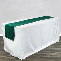 14 x 108 Inch Velvet Table Runner Emerald Green