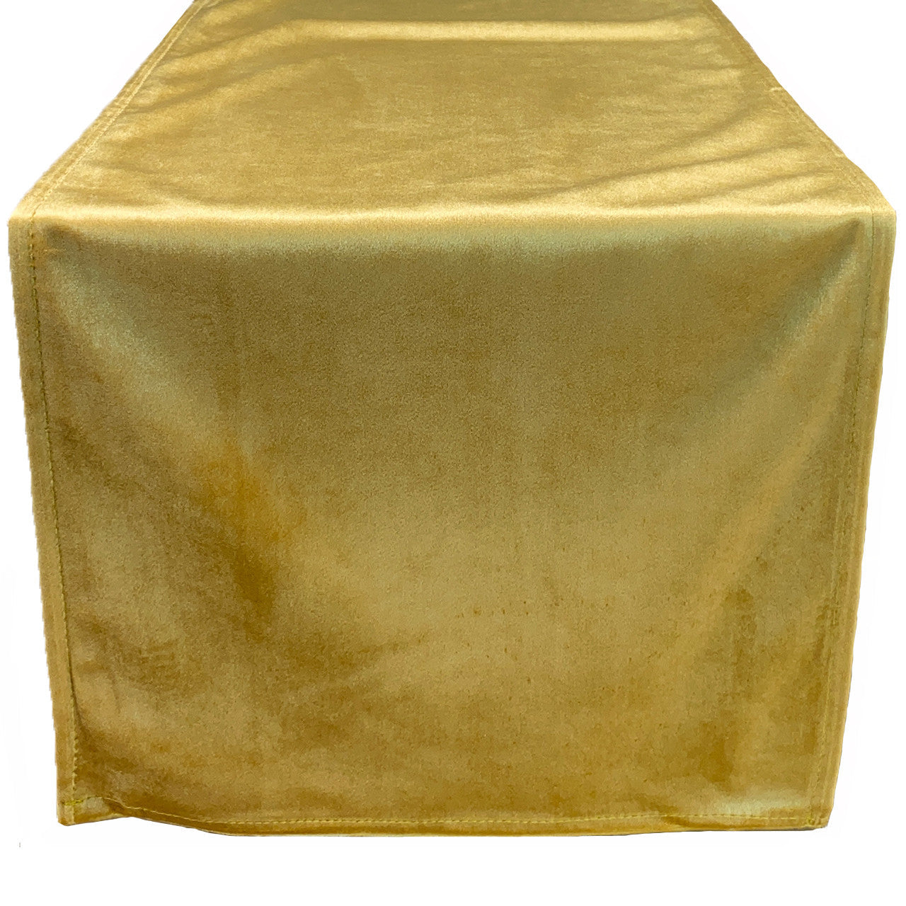 14 x 108 Inch Velvet Table Runner Gold