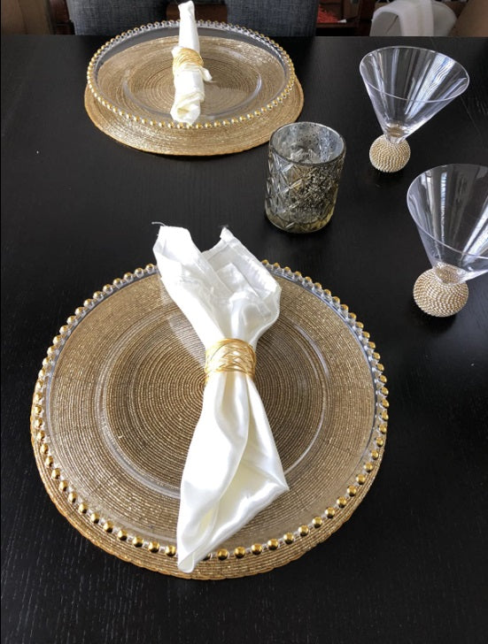 20 inch Satin Cloth Napkins Ivory (Pack of 10)