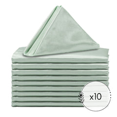 20 inch Satin Cloth Napkins Mint (Pack of 10)