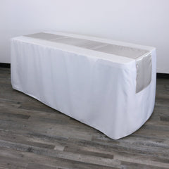 14 x 108 inch Satin Table Runner Silver
