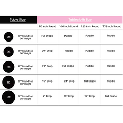 108 inch Polyester Round Tablecloth Black