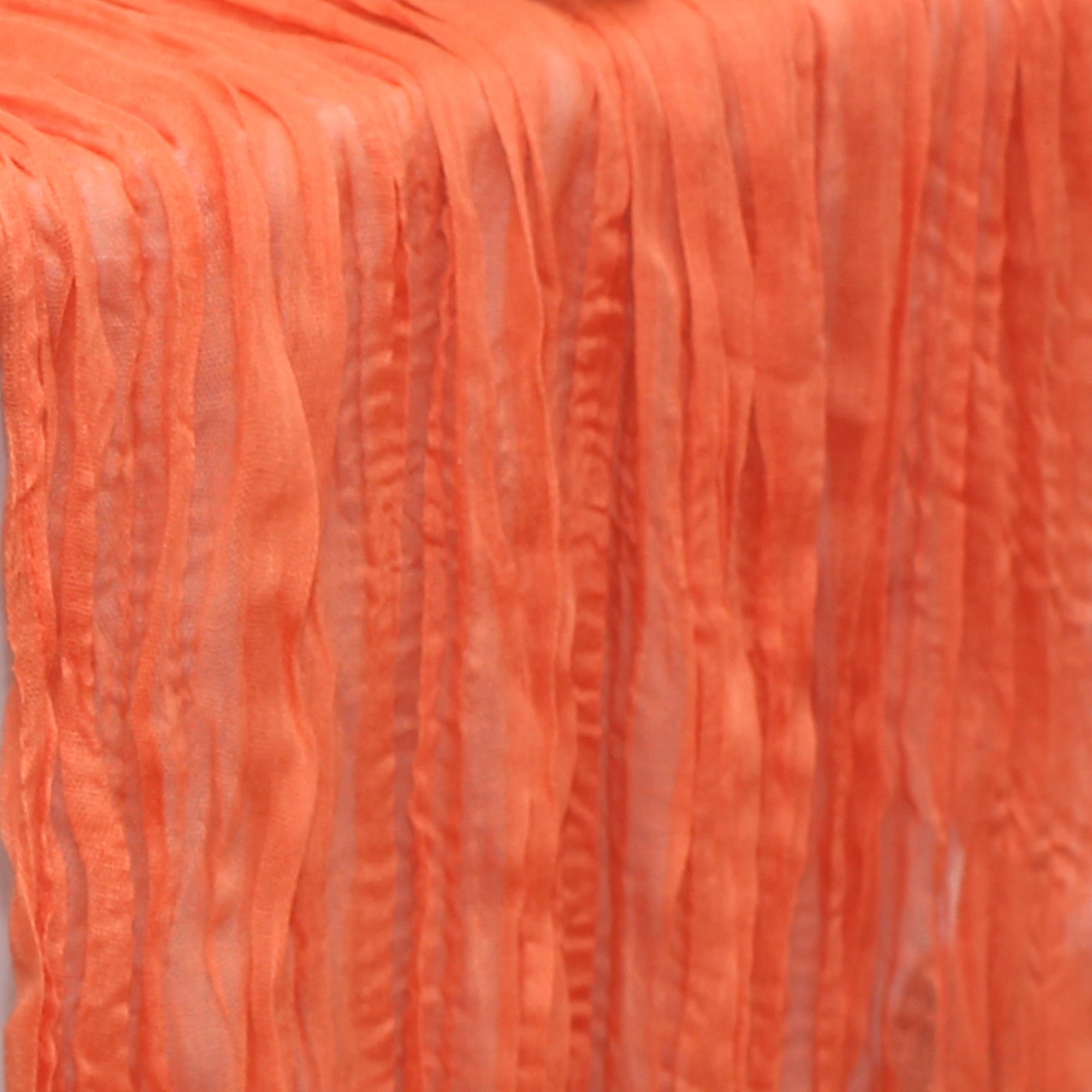 35 in X 10 ft Gauze Cheesecloth Table Runner Burnt Orange