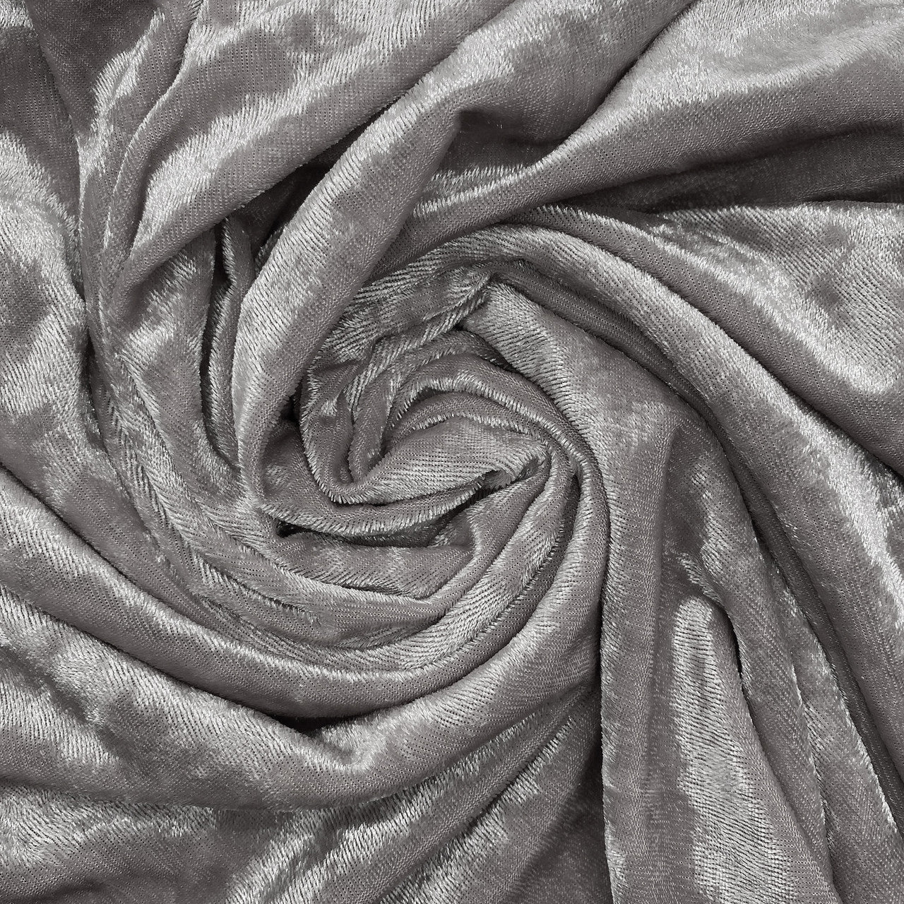 120 Inch Round Crushed Velvet Tablecloth Dark Silver